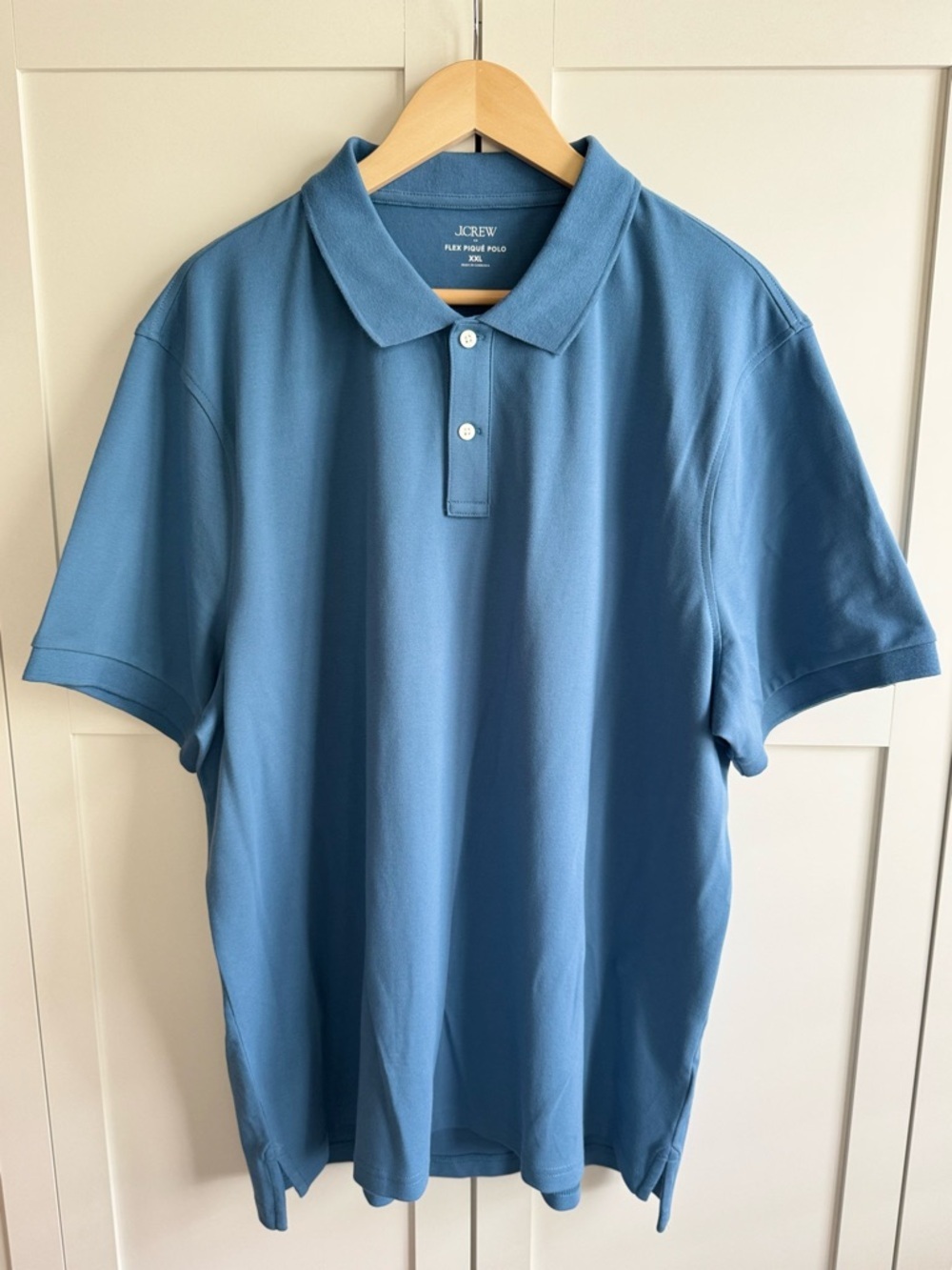 J. Crew Factory Men’s Blue Pique Polo